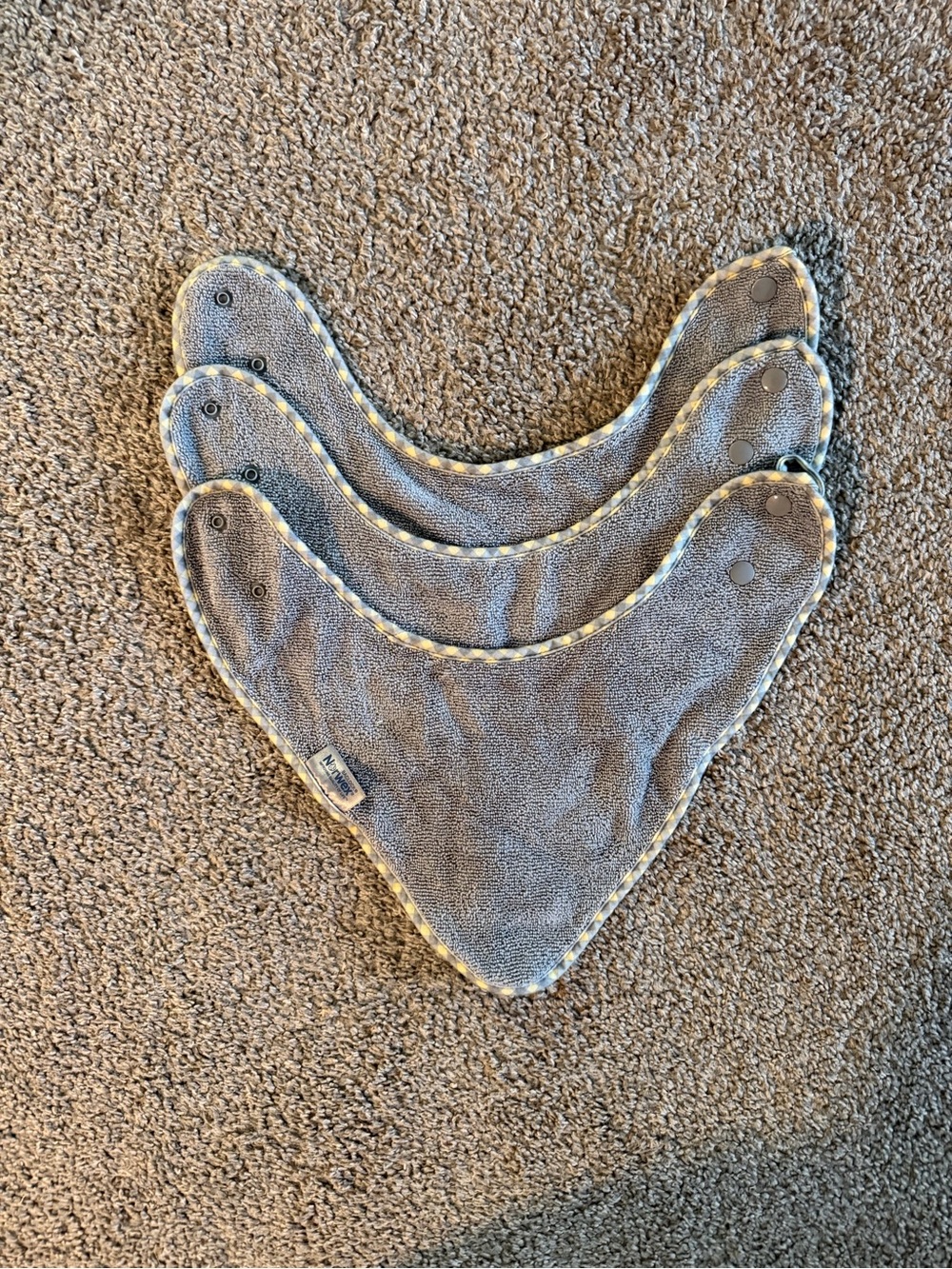 Norwex microfibre baby bibs Set of 3
